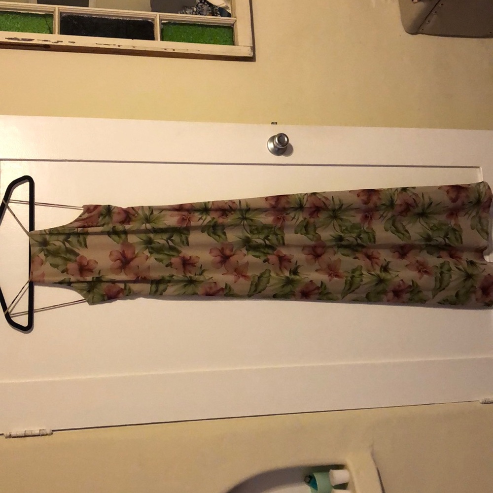Long floral dress